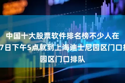 中国十大股票软件排名榜不少人在7月7日下午5点就到上海迪士尼园区门口排队